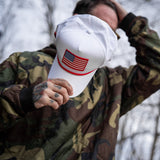 USA Flag Patch Weekender Style Performance Snapback Hat from Combat Iron Apparel