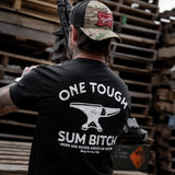 One Tough Sum Born and Raised American Outlaw Men's T-Shirt from Combat Iron Apparel