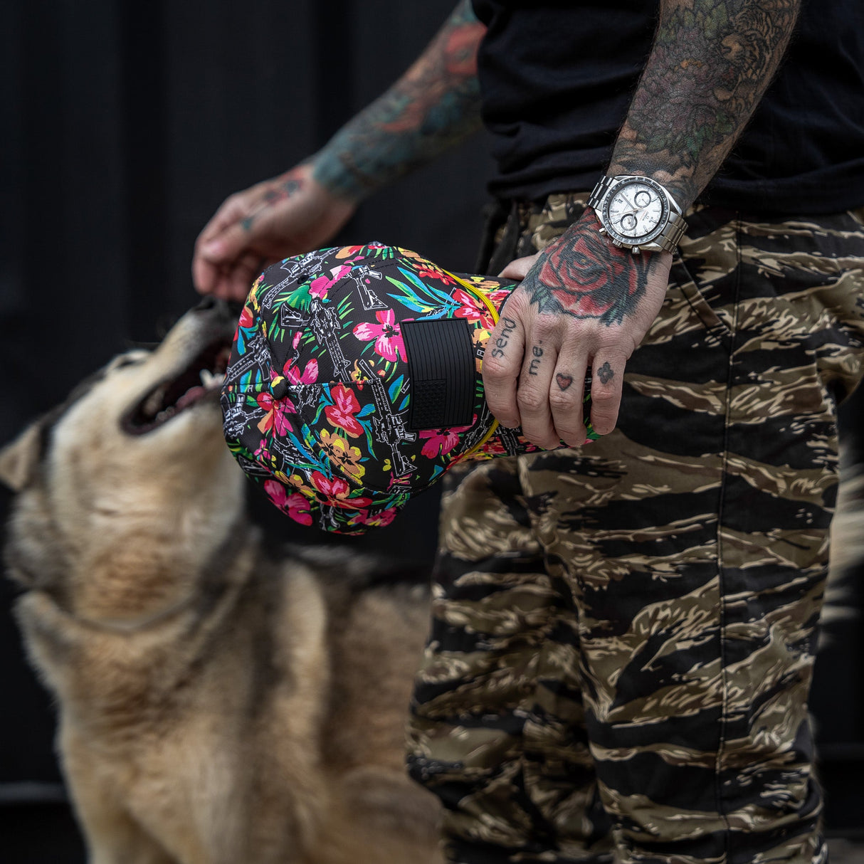 American Flag PVC Waterproof Weekender Snapback from Combat Iron Apparel