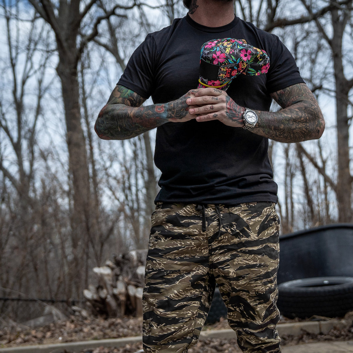 American Flag PVC Waterproof Weekender Snapback from Combat Iron Apparel