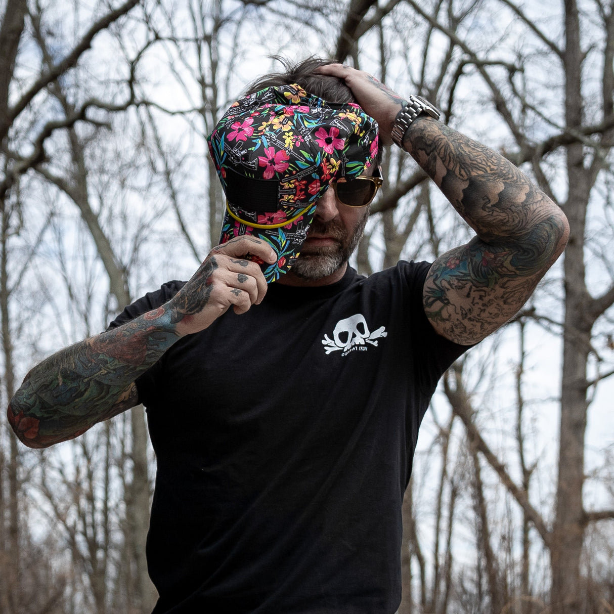 American Flag PVC Waterproof Weekender Snapback from Combat Iron Apparel