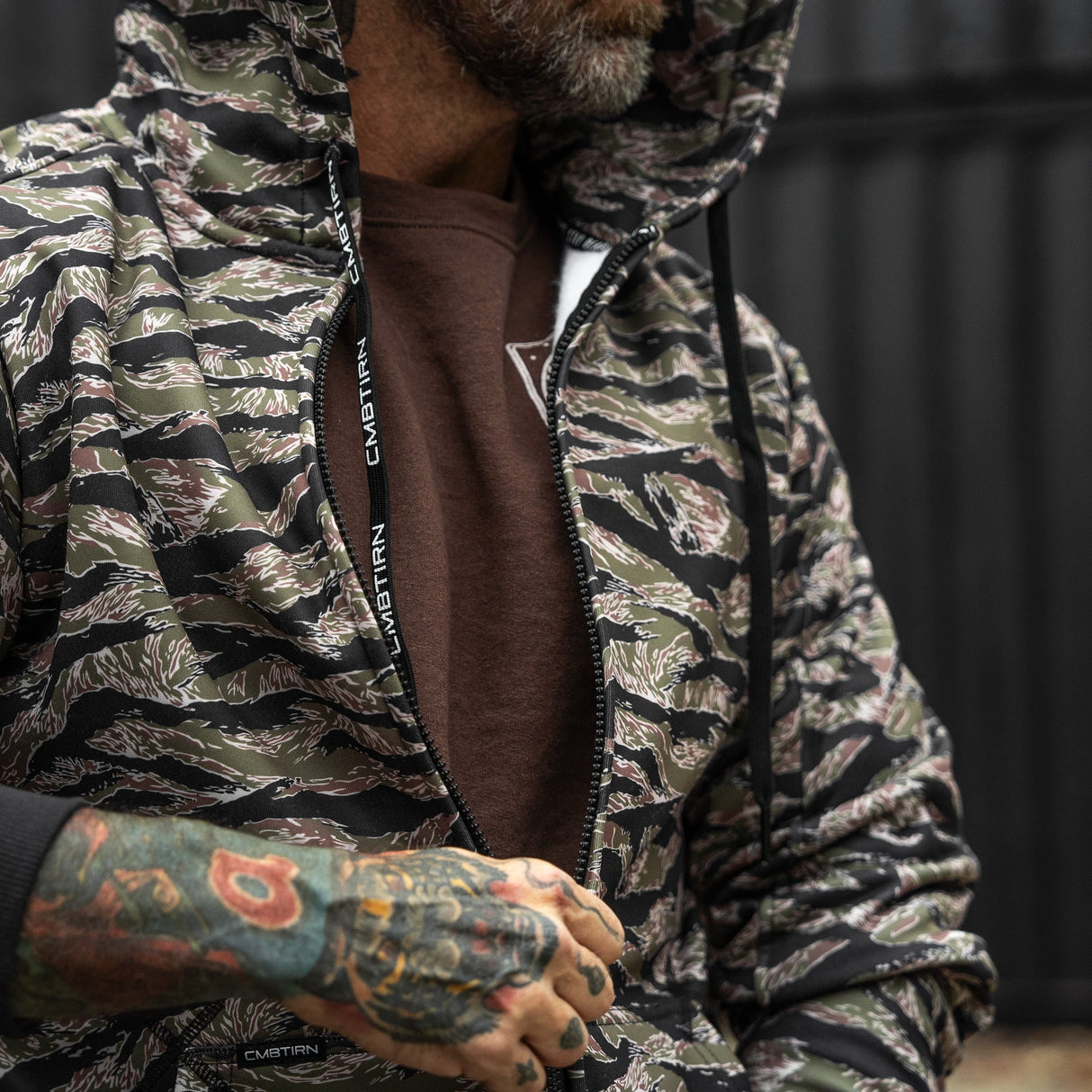 Men's Zipped Up Hoodie V2.0 from Combat Iron Apparel