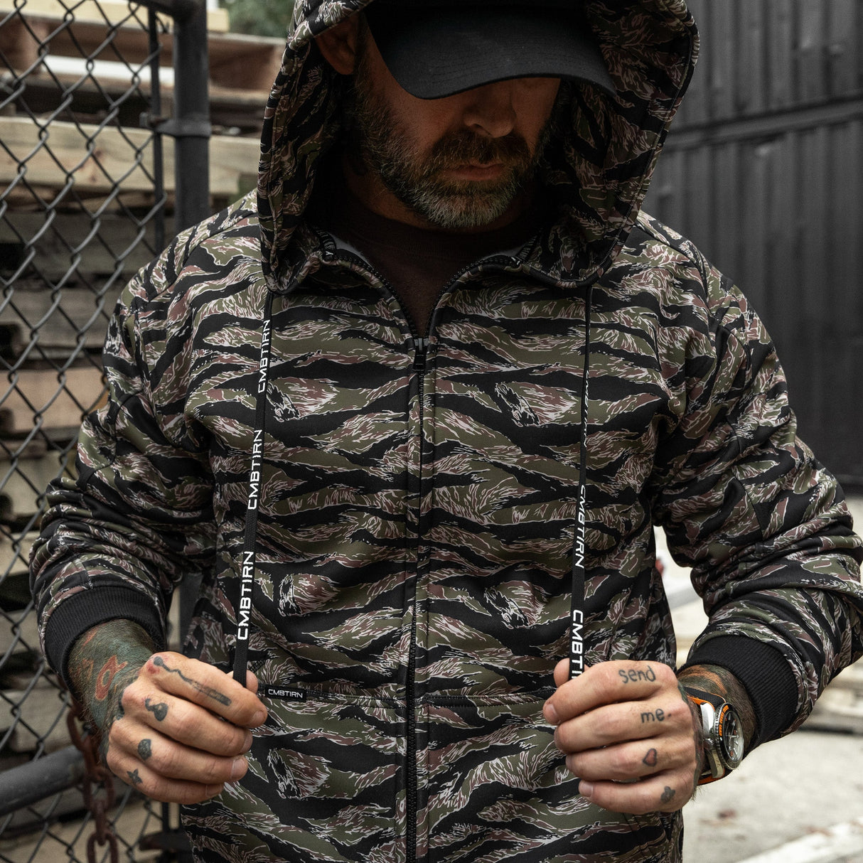 Men's Zipped Up Hoodie V2.0 from Combat Iron Apparel