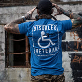 Disabled Veteran Handicap Men's T-Shirt From Combat Iron Apparel