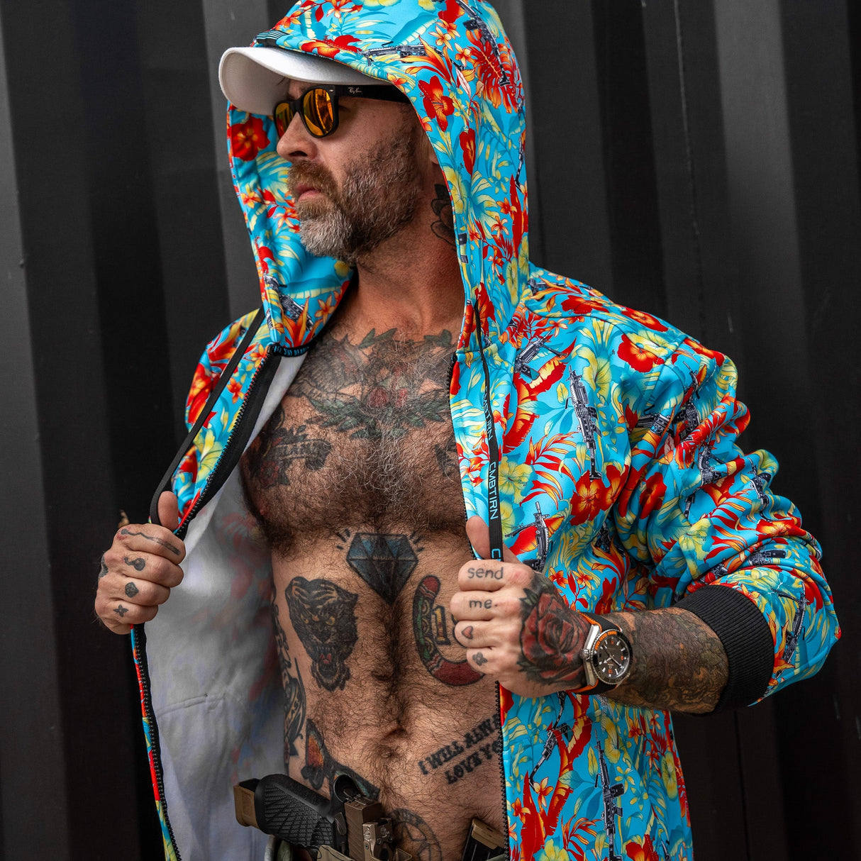 Men's Zipped Up Hoodie V2.0 from Combat Iron Apparel