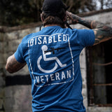 Disabled Veteran Handicap Men's T-Shirt From Combat Iron Apparel