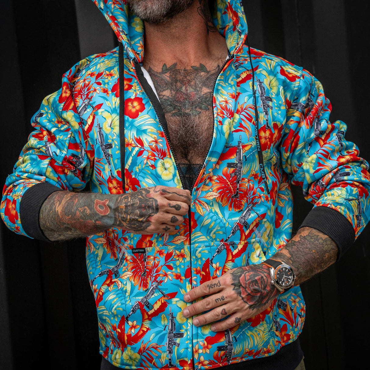 Men's Zipped Up Hoodie V2.0 from Combat Iron Apparel