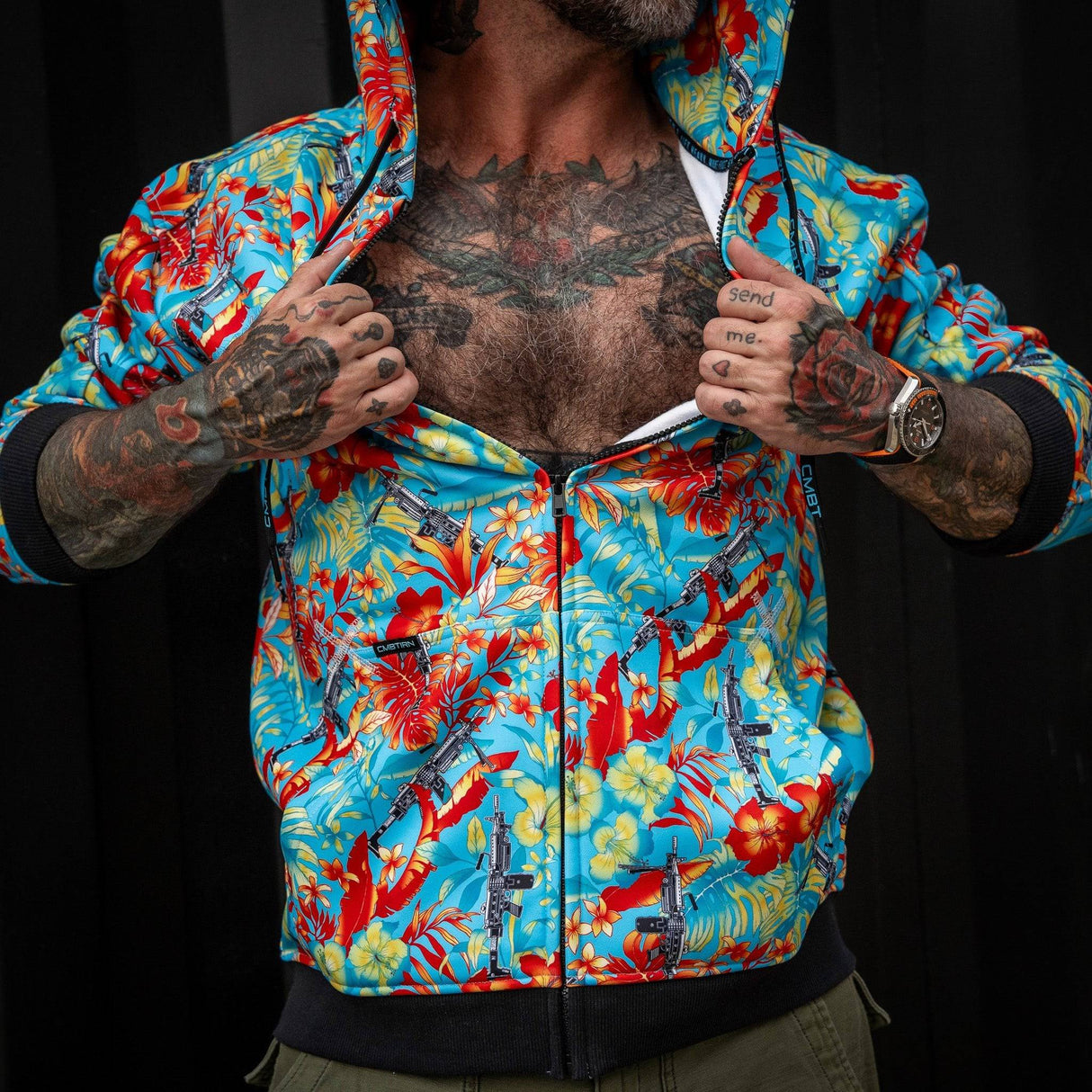 Men's Zipped Up Hoodie V2.0 from Combat Iron Apparel