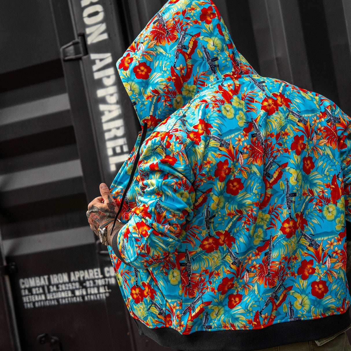Men's Zipped Up Hoodie V2.0 from Combat Iron Apparel