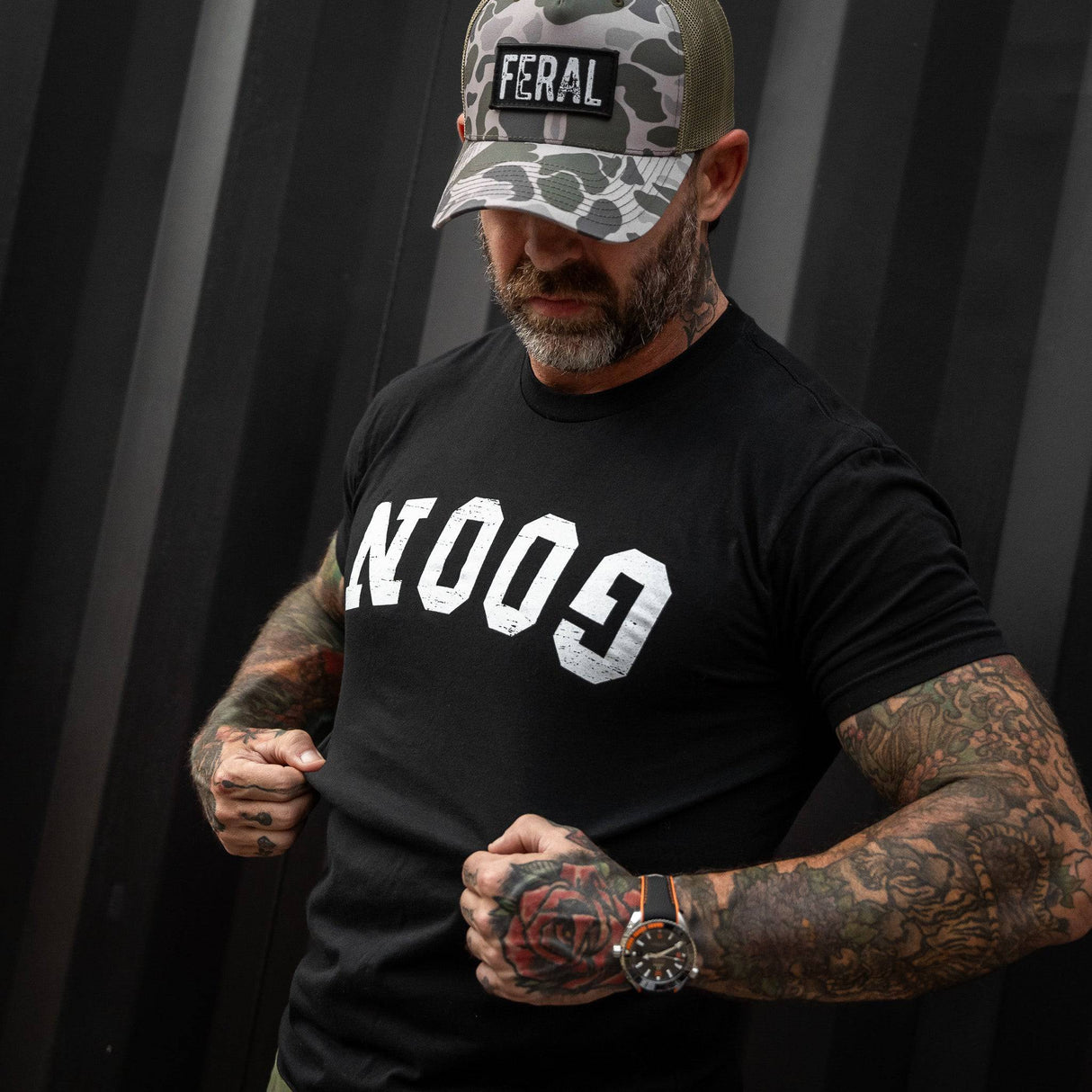 Goon Arched Men's T-Shirt From Combat Iron Apparel