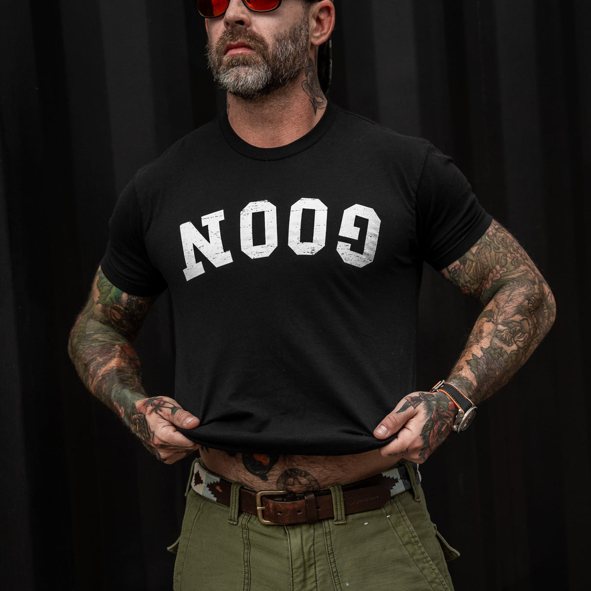 Goon Arched Men's T-Shirt From Combat Iron Apparel