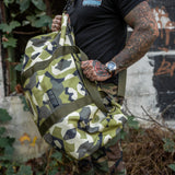 Waterproof XL 57.5L Waxed Duffle Bag from Combat Iron Apparel