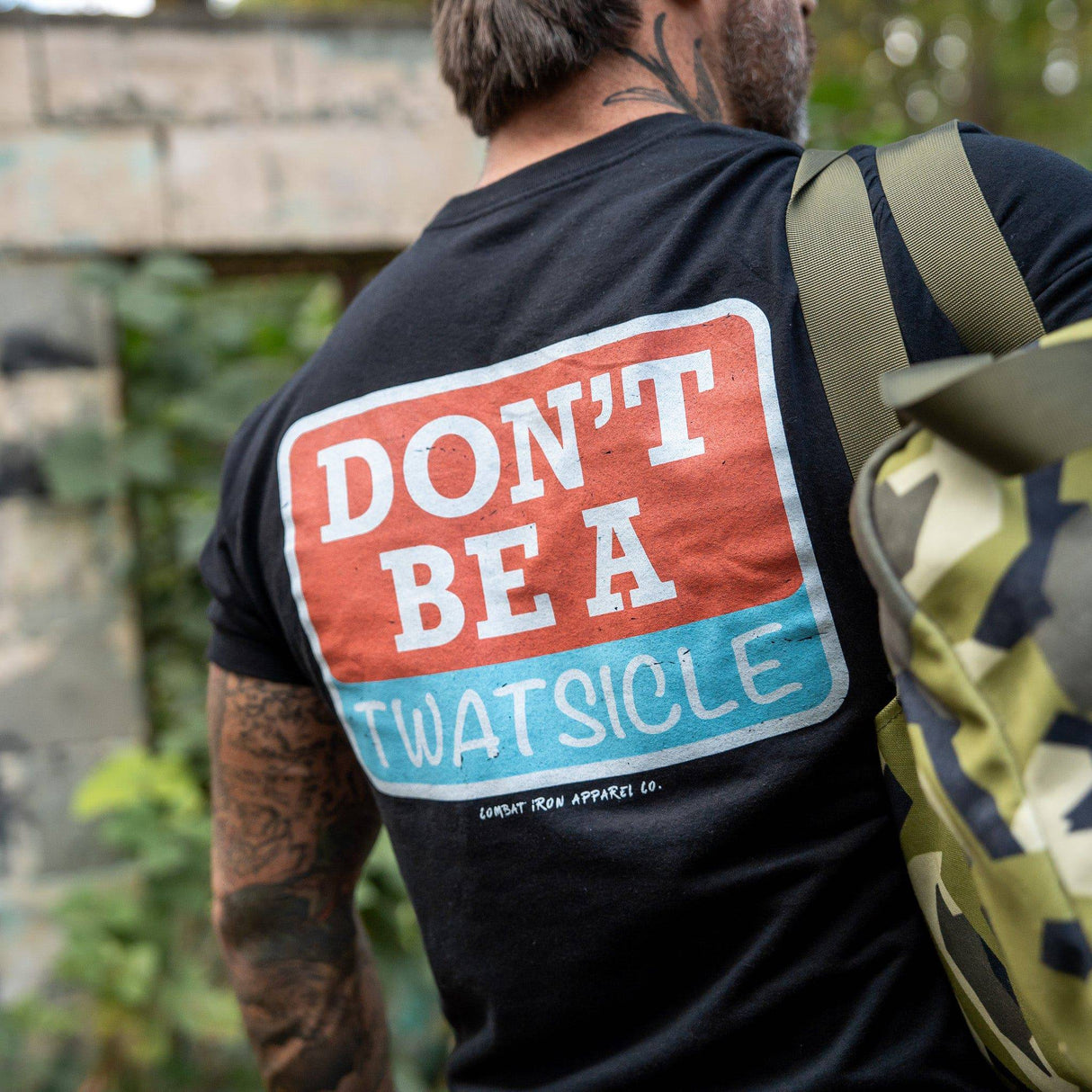 Don't Be A Twatsicle Men's T-Shirt From Combat Iron Apparel