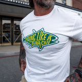 Hung Like A Tuna Can Men's T-Shirt From Combat Iron Apparel