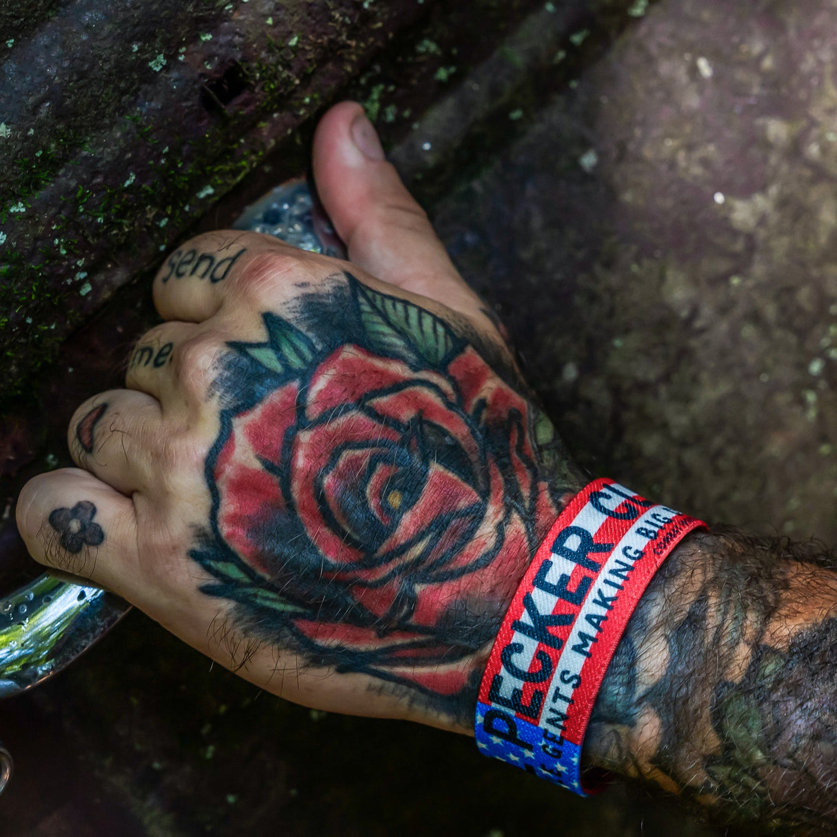 Reversible Elastic Wristband Bracelet from Combat Iron Apparel