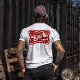 Rowdy Beer Logo Men's T-Shirt from Combat Iron Apparel