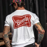Rowdy Beer Logo Men's T-Shirt from Combat Iron Apparel