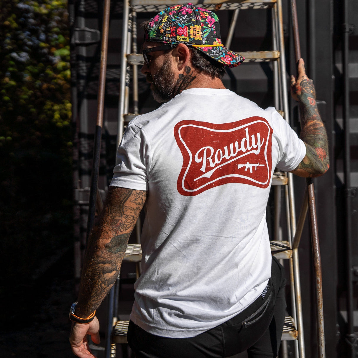 Rowdy Beer Logo Men's T-Shirt from Combat Iron Apparel