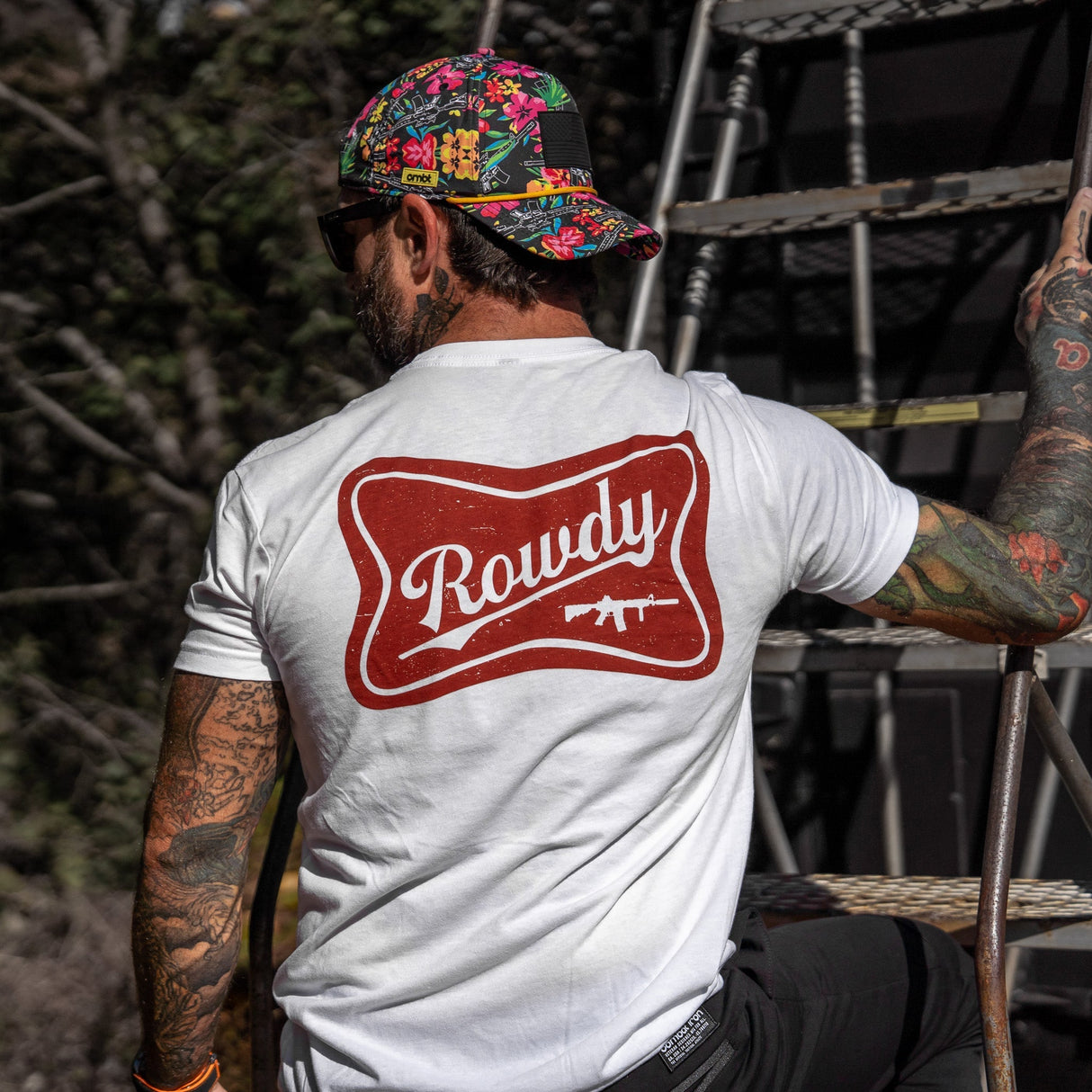 Rowdy Beer Logo Men's T-Shirt from Combat Iron Apparel