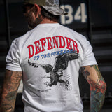 Defender Of the Homeland Eagle Men's T-Shirt From Combat Iron Apparel