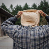 Frontier Zip Flannel with hood from Combat Iron Apparel