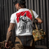 Cowboy'n | Knuck If You Buck Men's T-Shirt From Combat Iron Apparel