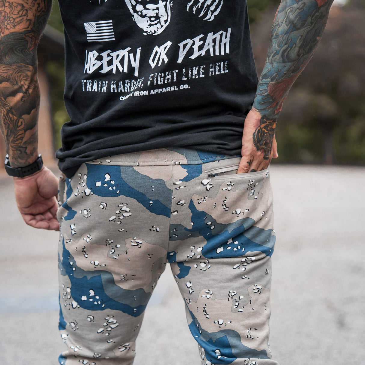 Men's Adjustable Performance Joggers V2 from Combat Iron Apparel