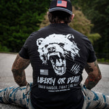 Liberty Or Death Fight Like Hell Men's T-Shirt From Combat Iron Apparel