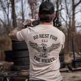 No Rest For The Wicked Men's T-Shirt from Combat Iron Apparel