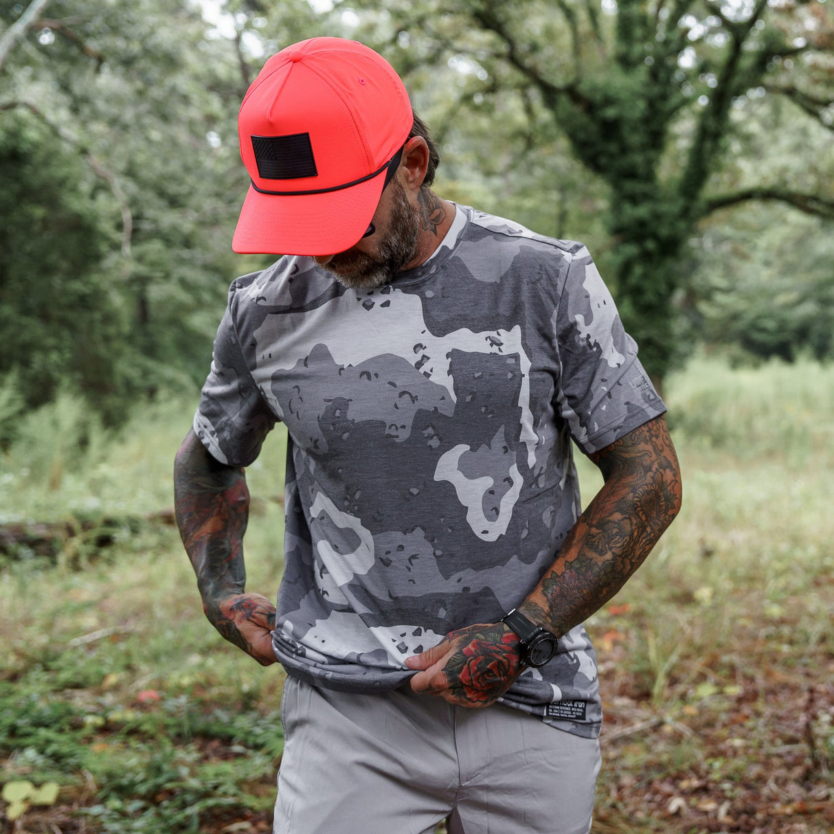 USA Flag Patch Weekender Style Performance Snapback Hat from Combat Iron Apparel