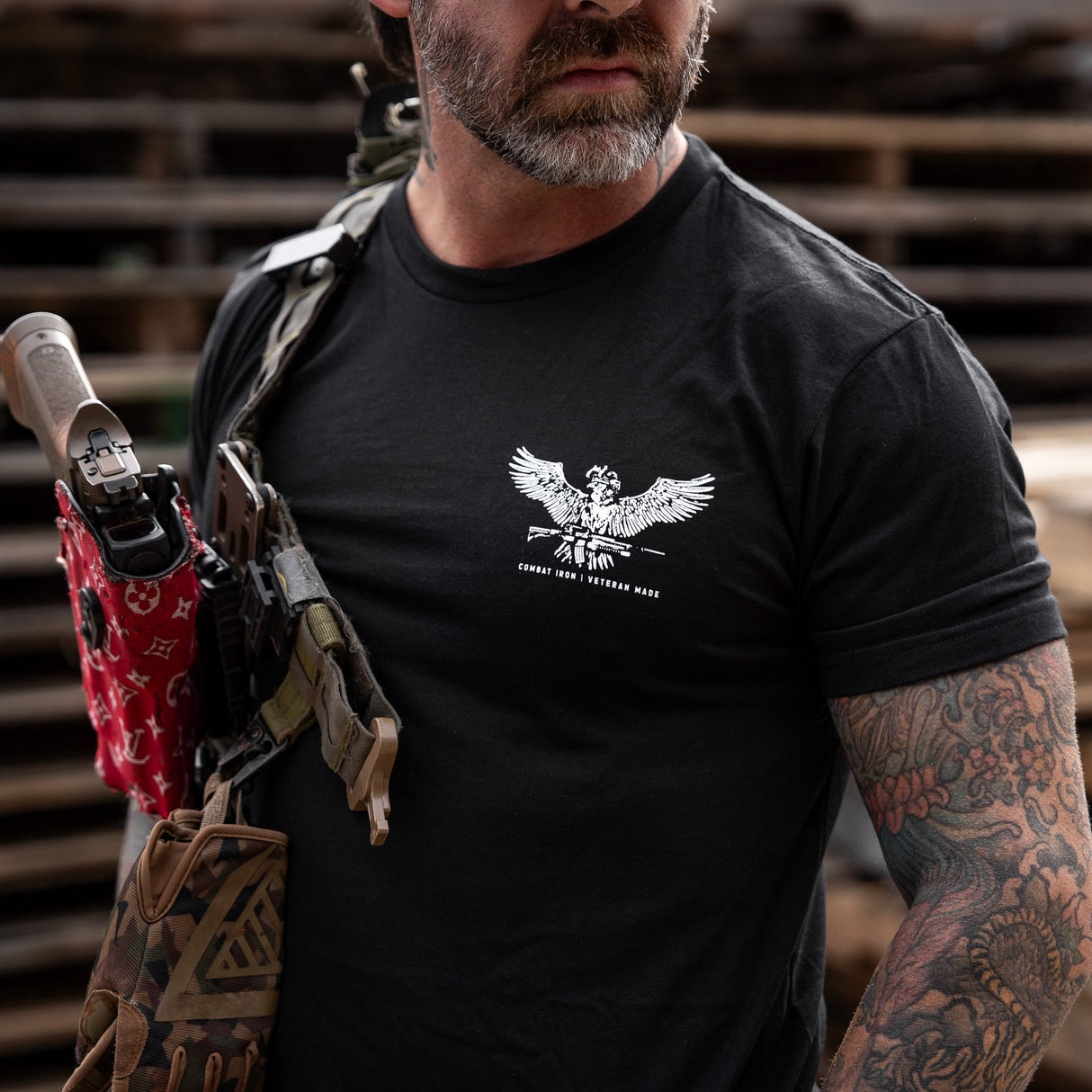 No Rest For The Wicked Men's T-Shirt from Combat Iron Apparel