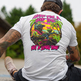 Here For A Good Time. Not A Long Time. Retro Summer Edition Men's T-Shirt From Combat Iron Apparel