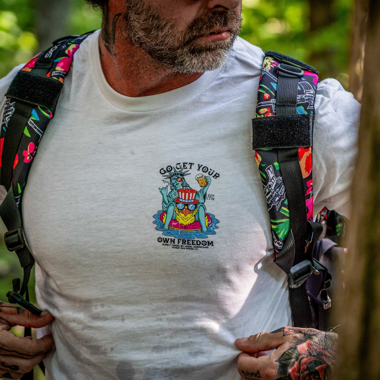 Get Your Own Freedom Men's T-Shirt From Combat Iron Apparel