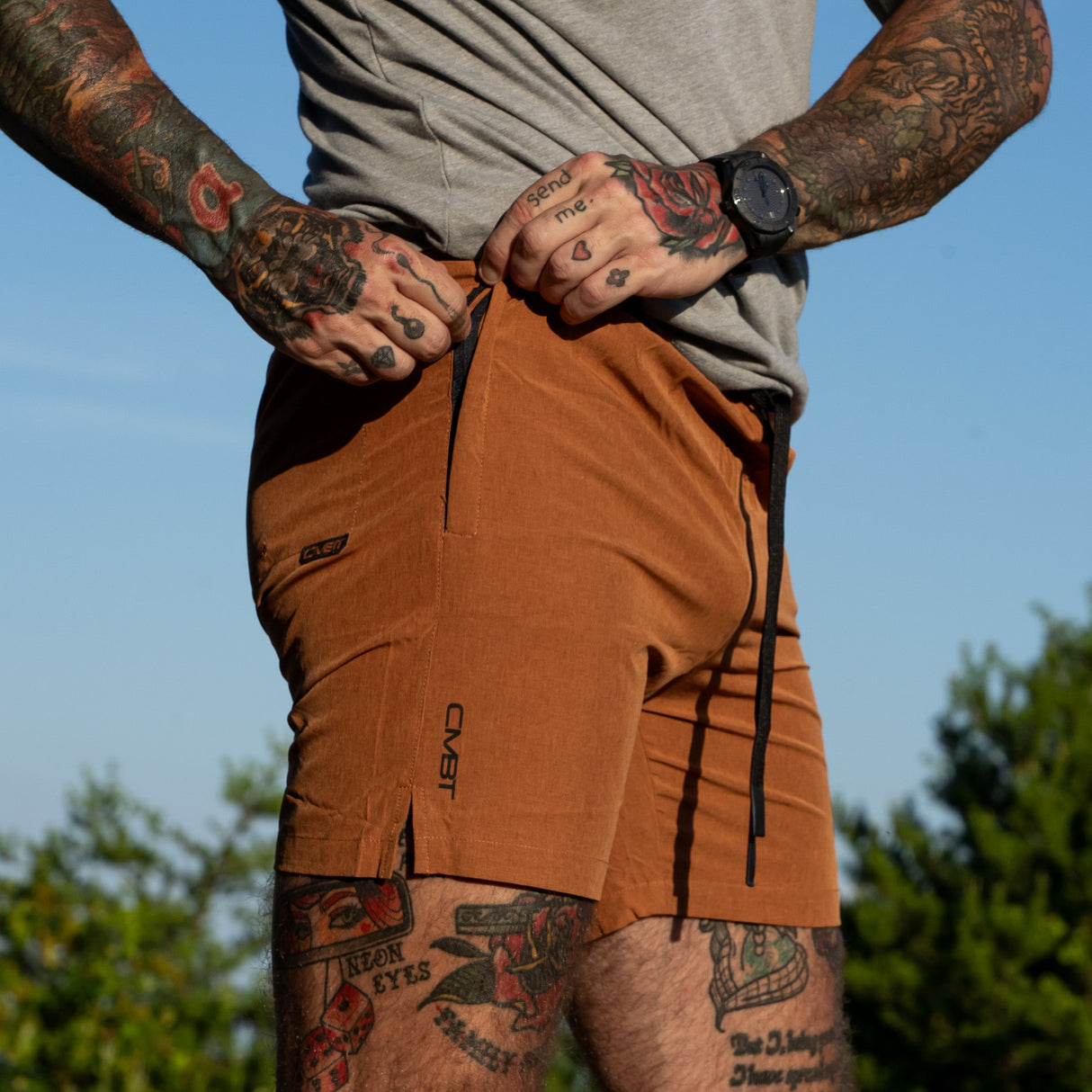 Summit Adventure Men's Proflex Shorts | 6" from Combat Iron Apparel