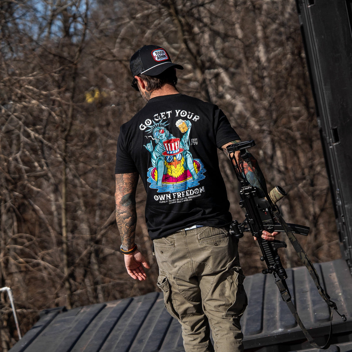 Get Your Own Freedom Men's T-Shirt From Combat Iron Apparel