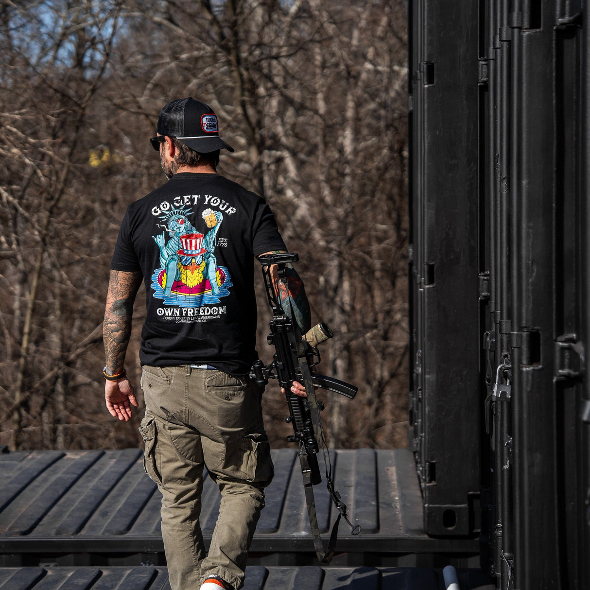Get Your Own Freedom Men's T-Shirt From Combat Iron Apparel