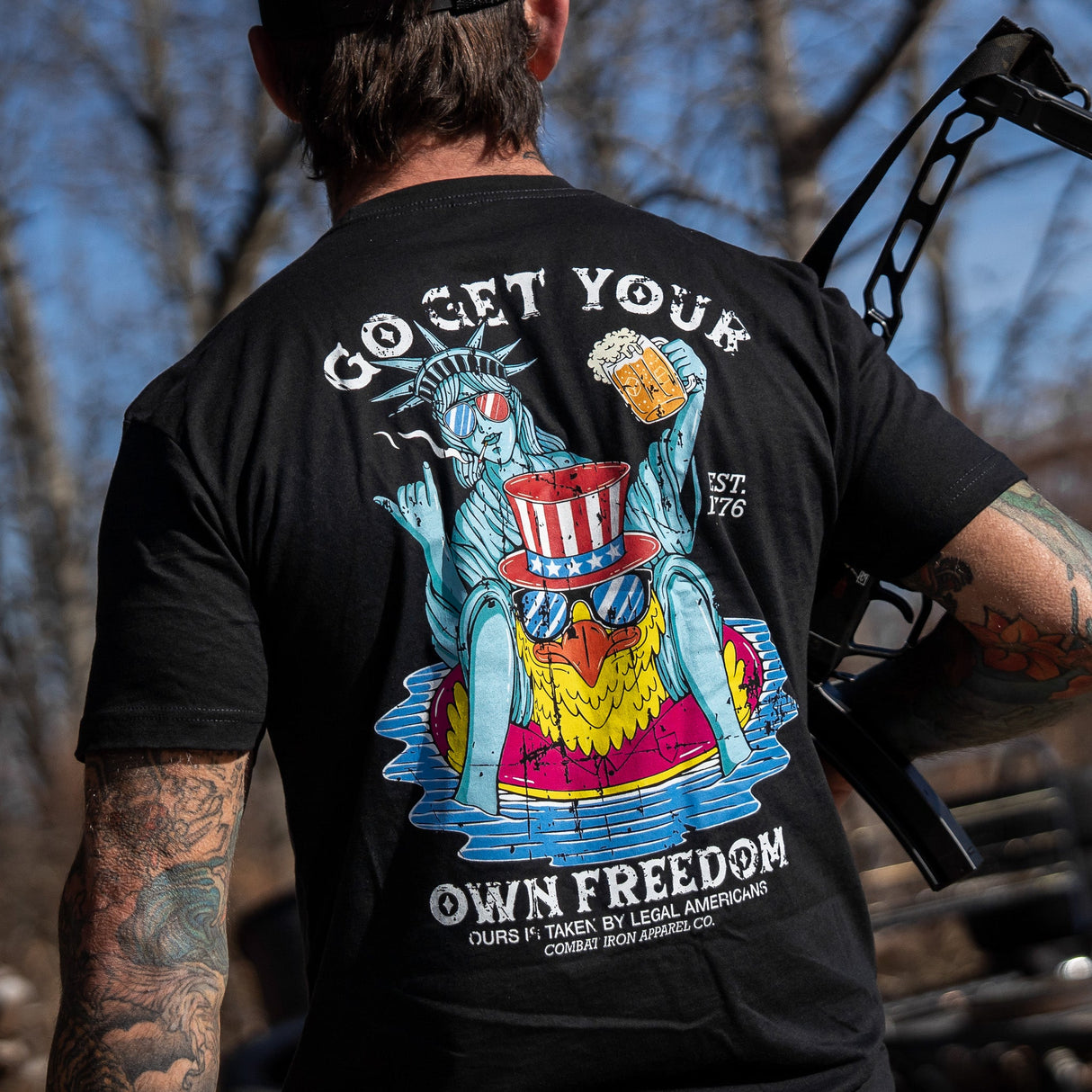 Get Your Own Freedom Men's T-Shirt From Combat Iron Apparel
