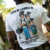 Kill'n & Grill'n | Some Hills Are Worth Fighting For Men's T-Shirt From Combat Iron Apparel