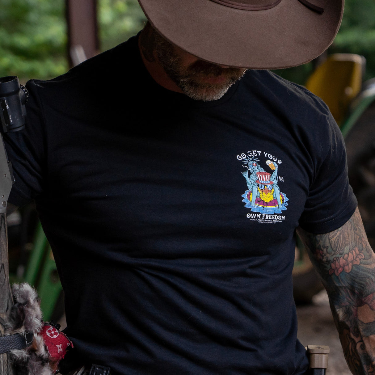 Get Your Own Freedom Men's T-Shirt From Combat Iron Apparel