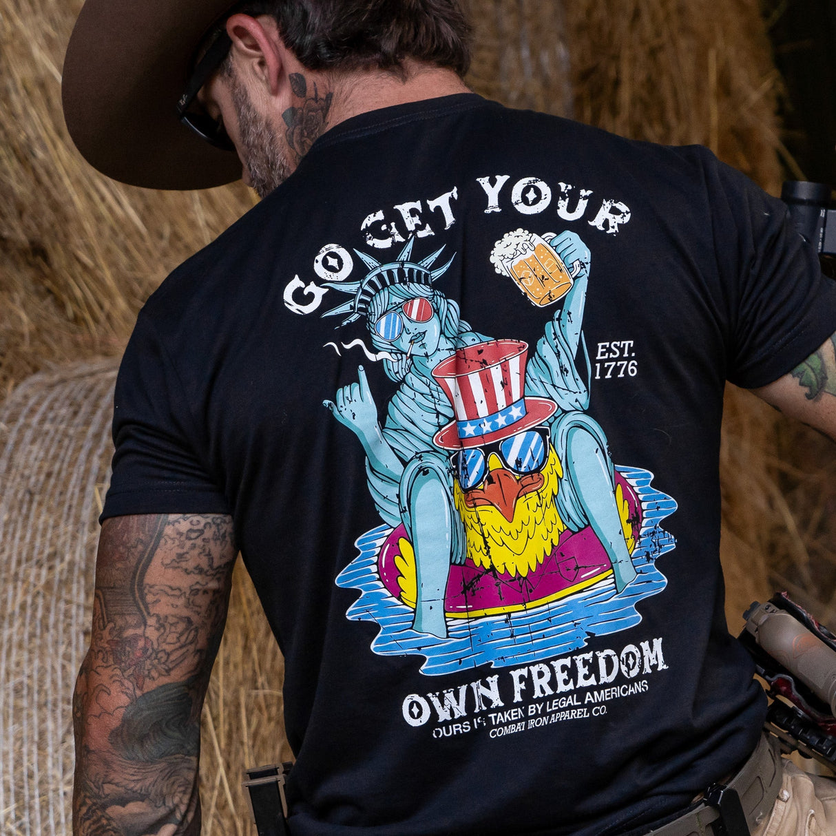 Get Your Own Freedom Men's T-Shirt From Combat Iron Apparel