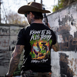 Known To Be A Lil Trashy Raccoon Men's T-Shirt From Combat Iron Apparel