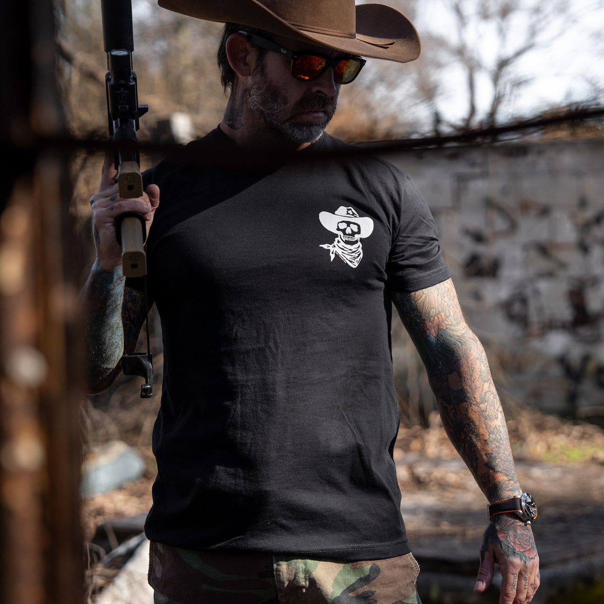 Violence Will Continue Until Morale Improves Men's T-Shirt from Combat Iron Apparel
