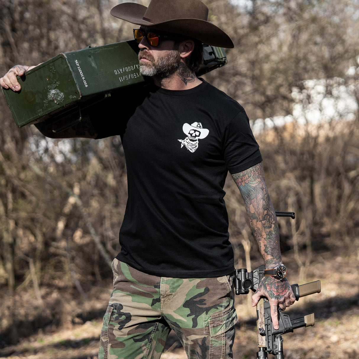 Violence Will Continue Until Morale Improves Men's T-Shirt from Combat Iron Apparel