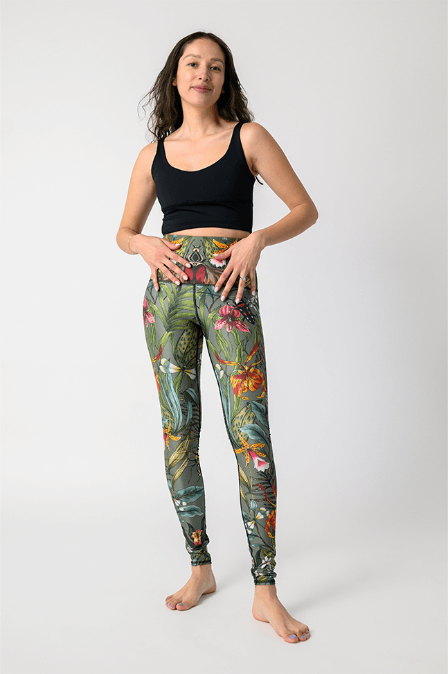 YD Legging - Green Thumb from Yoga Democracy
