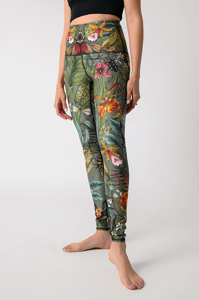 YD Legging - Green Thumb from Yoga Democracy