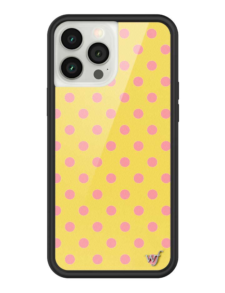Polka Dot | Yellow and Pink iPhone Case from Wildflower Cases