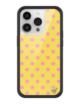 Polka Dot | Yellow and Pink iPhone Case from Wildflower Cases