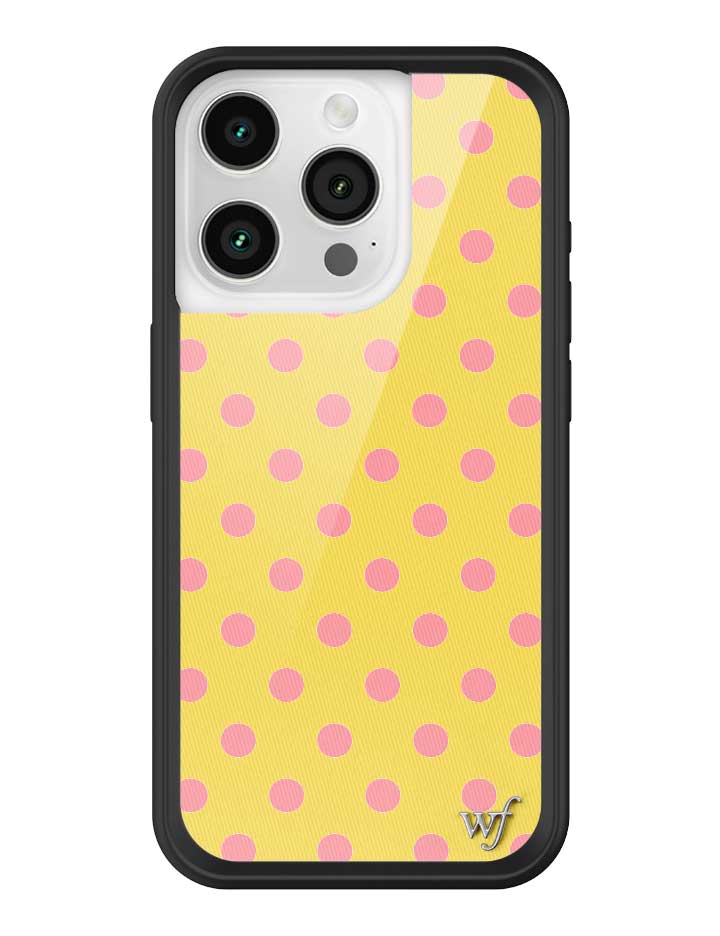 Polka Dot | Yellow and Pink iPhone Case from Wildflower Cases