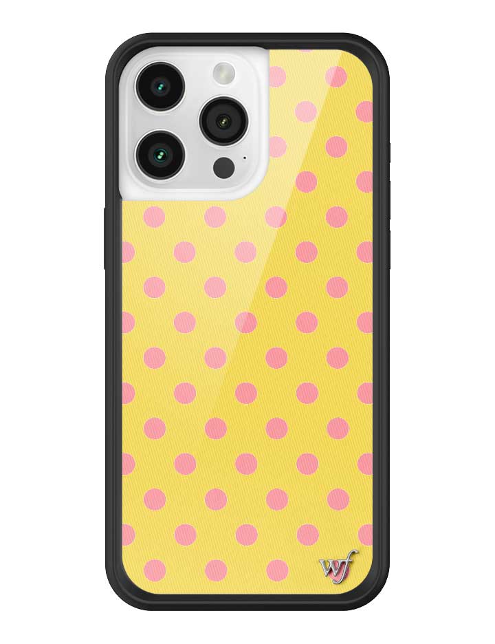Polka Dot | Yellow and Pink iPhone Case from Wildflower Cases