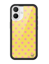 Polka Dot | Yellow and Pink iPhone Case from Wildflower Cases